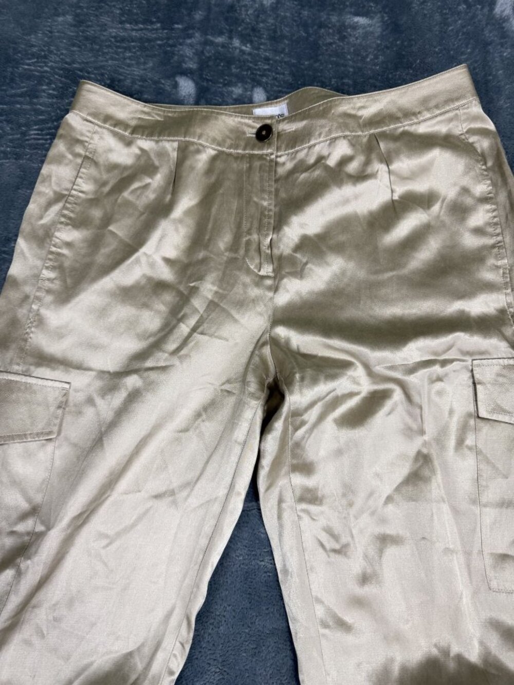 Chico's Olive Cargo Jogger Pants - Picture 6 of 10